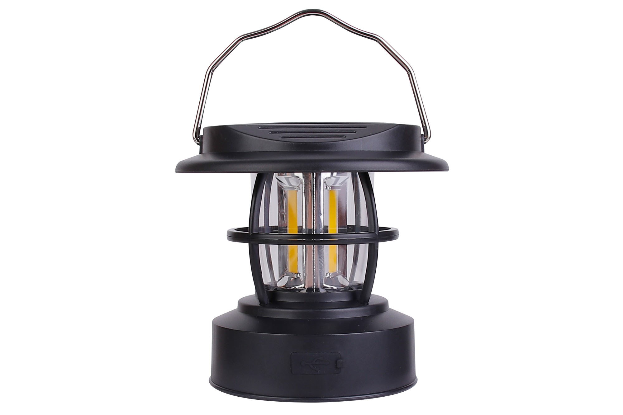 Outdoor multi-functional solar rechargeable 3W COB solar camping light   tent lamp - camping lamp - flashlight