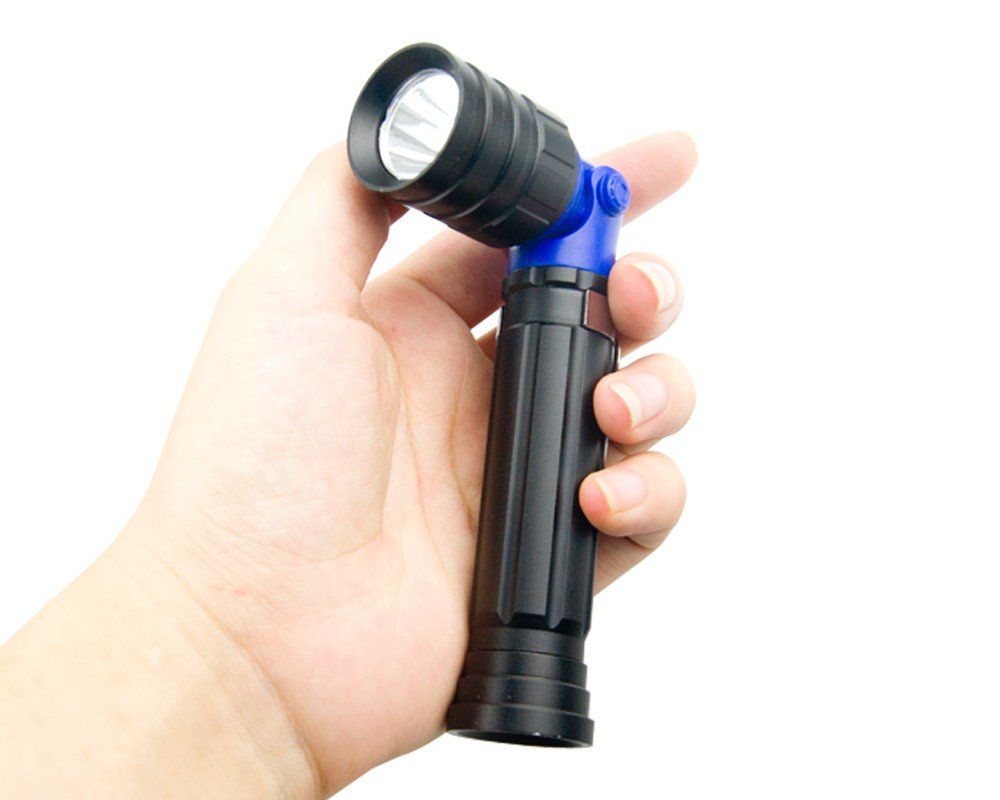 HARFINGTON Flashlight Holder With Rotatable Belt Clip - Fits 1-1.25 Inch Diameter Torches