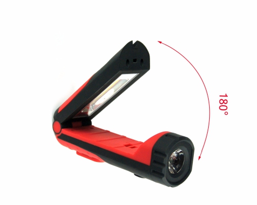 Emergency Foldable Inspection Light 3W ABS Plastic COB LED Portable Folding Work Lamp