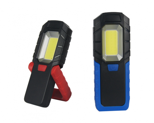 Small Led Battery Powered Car Inspection COB LED Task Light With Magnet Base and Hook Portable Work Light