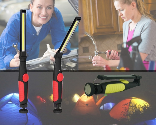 Rechargeable COB dimming function  Hangable Magnetic Work Light