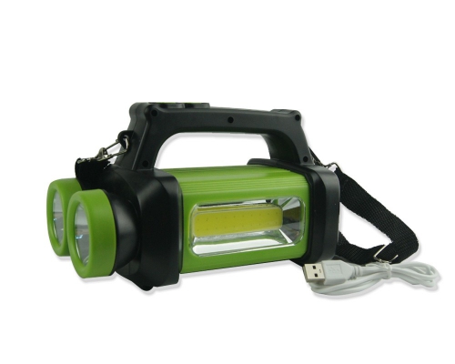 Rechargeable flashlight LED+COB high power outdoor patrol searchlight work lamp Handheld searchlight torch portable lighting