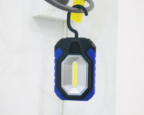 Nowe lampy projektowe Przenośna lampa LED ABS, elastyczna, magnetyczna lampa robocza z hakiem
