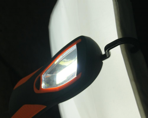 Car repair tools ABS+Rubber COB work lights Suspension anti-drop magnet super bright mobile lighting emergency work light