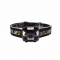 Lámpara LED, recargable, impermeable, faros delanteros, faros delanteros de diamante negro para acampar