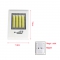 Boas vendas de luz LED com interruptor sem fio montado na parede COB
