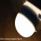 Luz noturna LED recarregável de tamanho reduzido com ímã