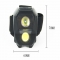 Ningbo factory custom plastic head lamp night running head lamps ultra bright bicycle outdoor sports headlights