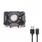 Ultra Bright XPG 5W USB Rechargeable Head Lamp Motion Sensor Light Headlamp with White and Red light For Outdoor running bike